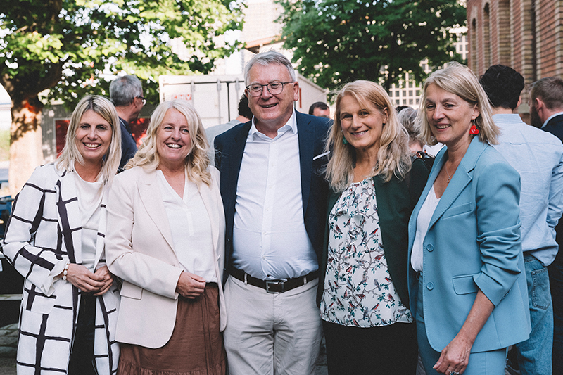 Elisabeth Grossmann, Evelyn Regner, Nicolas Schmit und Claudia Arpa
