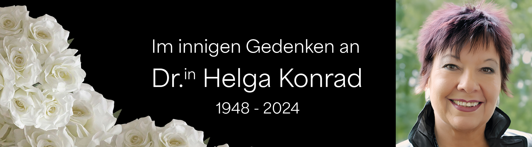 Bild: Im innigen Gedenken an Helga Konrad