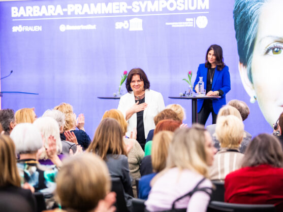 Im Publikum: Renate Anderl